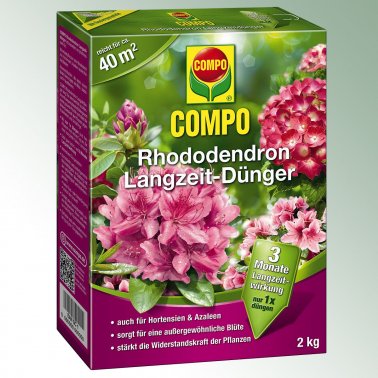 COMPO Rhododendron Langzeitdünger, Pack. = 2 kg 1