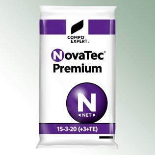 NovaTec Premium, 15-3-20(+3+10) mit Nitrifikationshemmstoff, 25 kg
