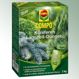 COMPO Koniferen Langzeitdünger 15,5-6-13,5(+2), 2 kg