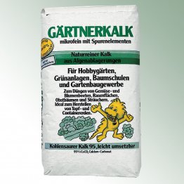 Gärtnerkalk Mikrofein 25kg 95% CaCO3
