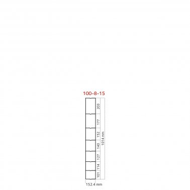 Knotengeflecht 100 cm - 8/15 Crapal®, Rolle = 50 m 1