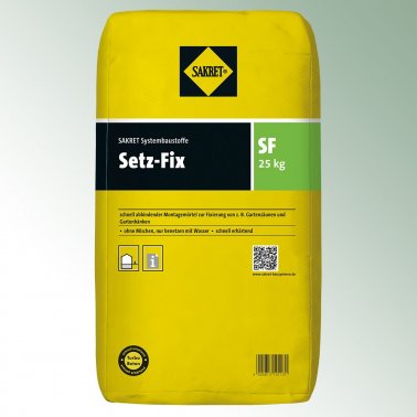 SAKRET Setz-Fix 25 kg Ergiebigkeit ca. 13 l / Pckg. 1