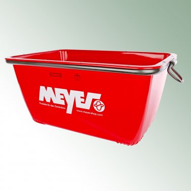 Meyer - Mörtelmulde 200 L aus Kunststoff, rot 1