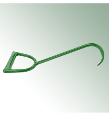 JDI Ballierhaken 35,5 cm grün gebogene Form 1