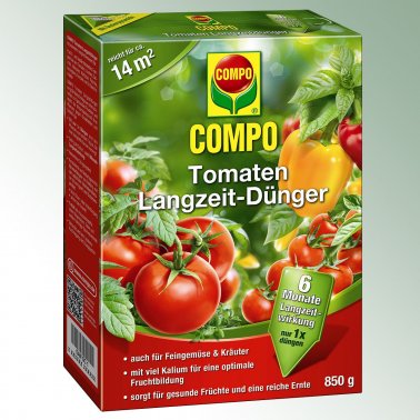 COMPO Tomaten Langzeitdünger 14,5-7-14,5(+2), Pack = 850 G 1