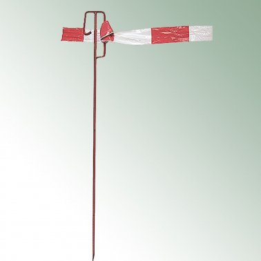 Laterneneisen mit Sicherheits- Bügel, Länge 1,20 m, rot 1
