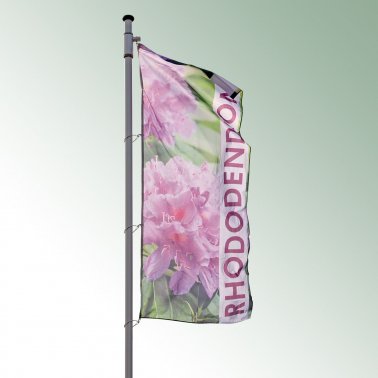 Hissflagge 300 x 120 cm Rhododendron 1