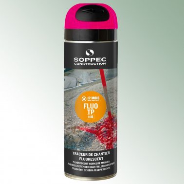 SOPPEC Markierungsspray 500 ml Fluo TP, Farbe: neonpink 1