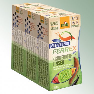 FERREX® Schnecken-Linsen® 3 x 300 G, Zul. 31.12.2031 1