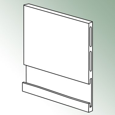 Rasenkante / Beetbegrenzung Aluminiumprofil Limaflex®120, 12 x 250 cm