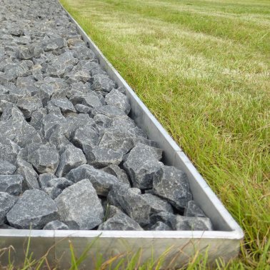 Rasenkante / Beetbegrenzung Aluminiumprofil Limaflex®120, 12 x 250 cm