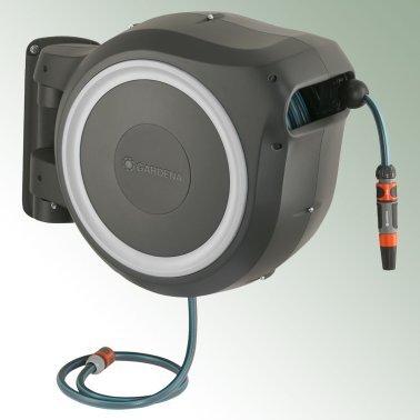 GARDENA Wand-Schlauchbox, RollUp M/L, 25 m