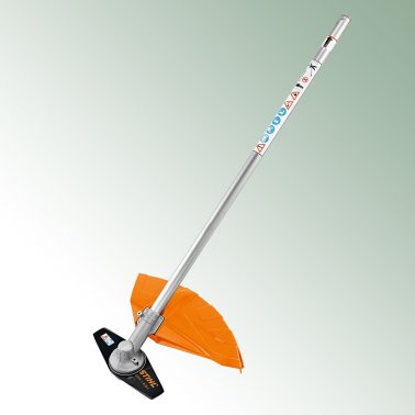 STIHL FS-KM brush cutter with grass cutting blade, GrassCut 230-2 for KMA 135 R