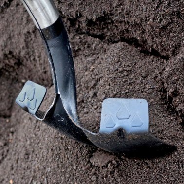 MEYbest HORNETS Spatenschaufel, mit langem Fiberglasstiel, scharfe Grabezahnung