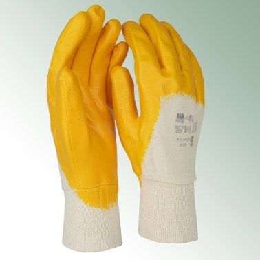 MAPA Titan 397 plastic glove, size 9-9.5, yellow