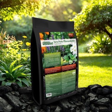 GROWtect Terra Preta Pflanzenkohle, 40 l