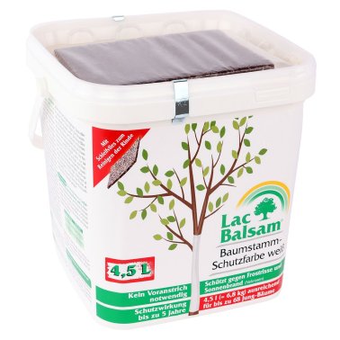 LacBalsam® Baumstamm-Schutzfarbe, inkl. 1 Schleifvlies, 6,8 kg