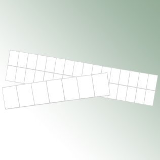 Thermo-Transfer-Klebeetiketten 90 x 55 mm, 1.500 Stück