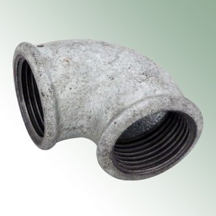 Winkel 90° verzinkt, 1'' IG