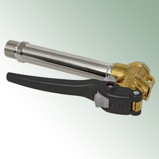 Revolverventil aus Messing, Druckbereich 0–25 bar, mit Sperrfunktion