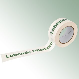 Verschlussklebeband aus Papier, Lebende Pflanzen, 50 mm x 50 m