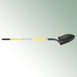 MEYbest HORNETS Spatenschaufel, langer Fiberglasstiel, klassische Blattform