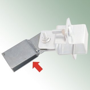 Strebenstecker für Zaunpfahl Z-Profil