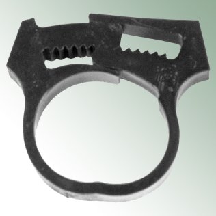 Acetal Schlauchschelle für Rohr-Ø 16 mm