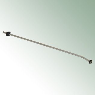 Sprayrör 50 cm av rostfritt stål BÖJDA - 1/4'' UG på båda sidor för Organic Star