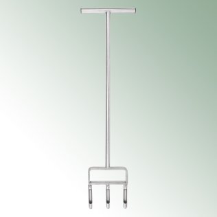 GROWtect PRO Aerifizierer 2in1, mit 3 Hohldornen und 3 Volldornen