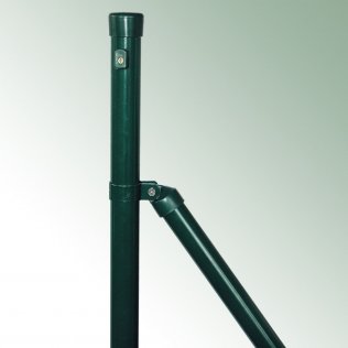 Strebe f. Rohrdurchm. 35/40mm Länge 1,75 m / grün plastikum