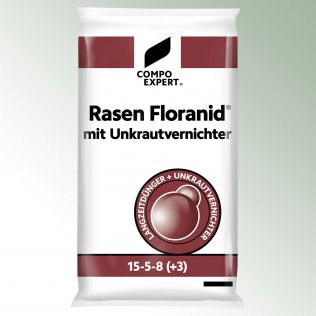 Floranid® Rasendünger mit UV 15-5-8(+3) - Zul. 31.12.2024