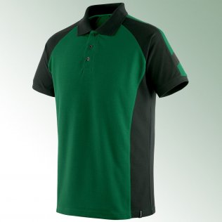 Poloshirt Bottrop Gr. XL grün / schwarz