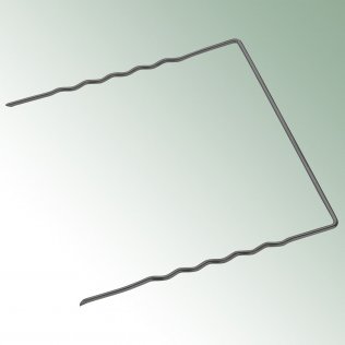 Steckbügel, extra breit unverzinkt - Länge 20 cm