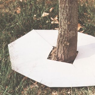 TOPLAN-Mulchplatten Durchmesser 40 cm