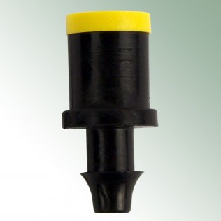 Druckmesspunkt PE-Rohr, gelb für Druckmanometer 1/4'' AG
