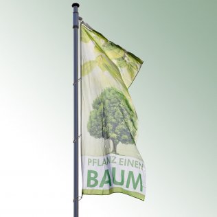 Hissflagge 300 x 120 cm Pflanz einen Baum – Laubbaum