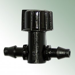 Mini-Kugelventil mit 4/7 x 4/7 Steckverbindung