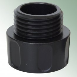 Adapter aus Kunststoff EMUV schwarz / 3/4'' IG x US AG