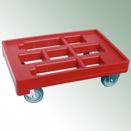 Kisten - Transportroller rot, 60 x 40 x 19 cm