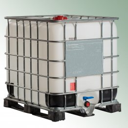 IBC Container 1000 L auf Kunststoffpalette