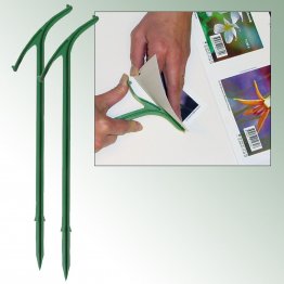 Etikettenstab Windsafe grün Länge 30cm, Material HPDE