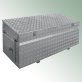 Fahrzeugbox mit Seitentüren aus Aluminium, 177 x 74 x 86 cm